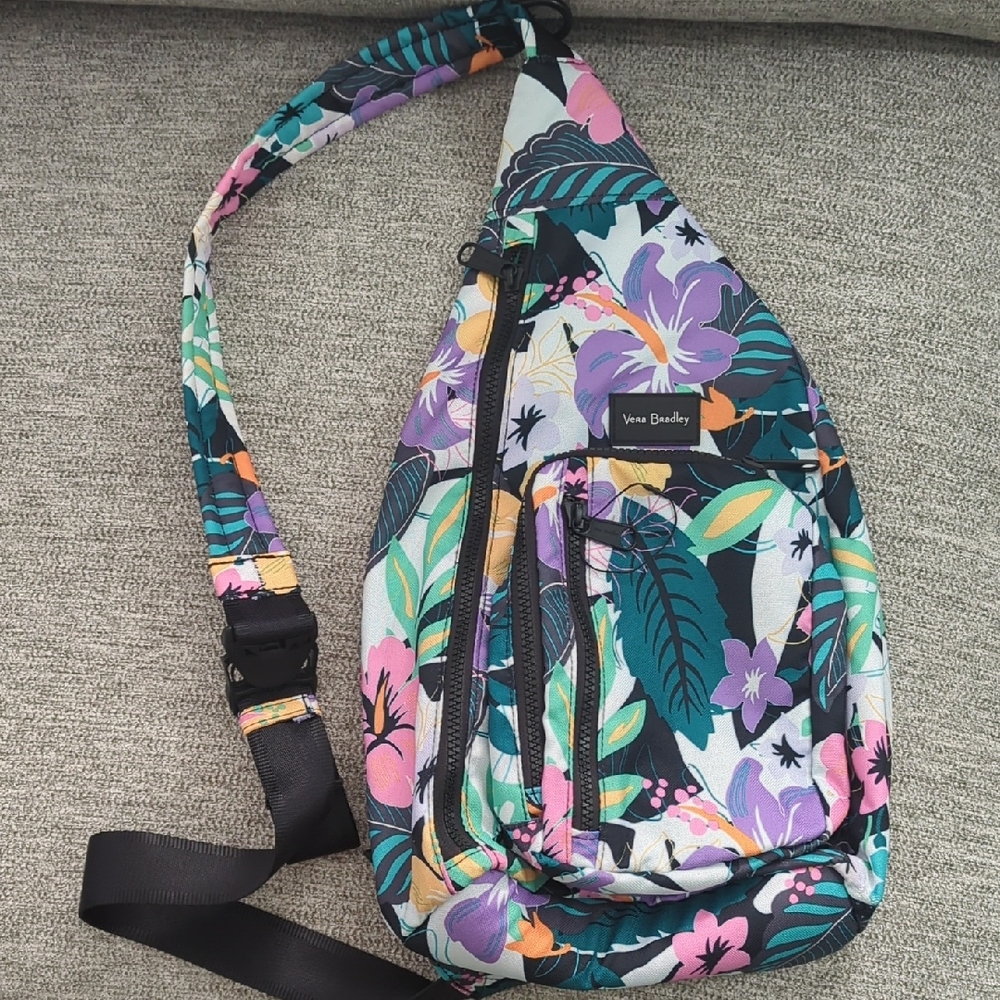 Vera Bradley Tropical Floral Sling Bag